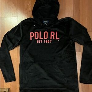 Polo by Ralph Lauren Black and Red Hoodie